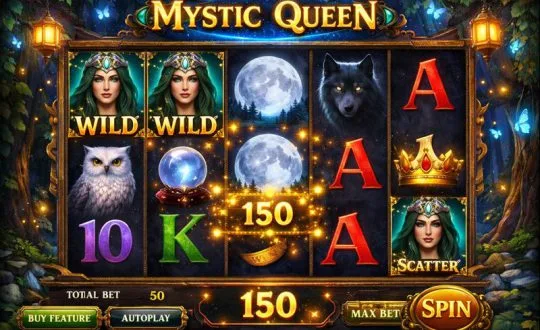 Mystic Queen slot artwork